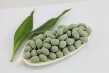थाई वसाबी पाउडर चीनी मूंगफली गोल हरा रंग स्वास्थ्य प्रमाणित